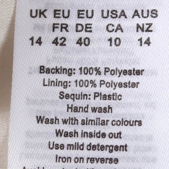 Boohoo Sequin Satin Waistband Mini Skirt - Size 10 - NWT - Picture 8 of 10